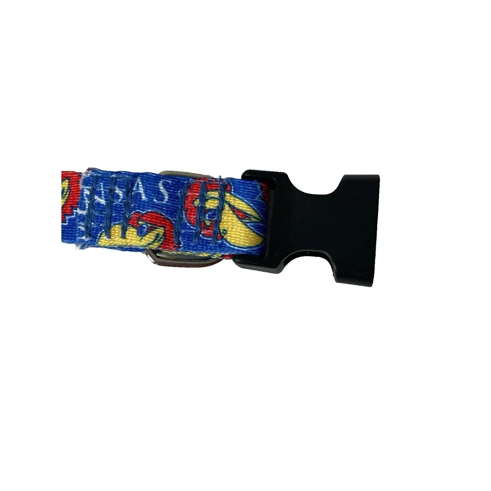 Kansas Jayhawks KU Dog Bandana & Adjustable Collar Set Little Earth